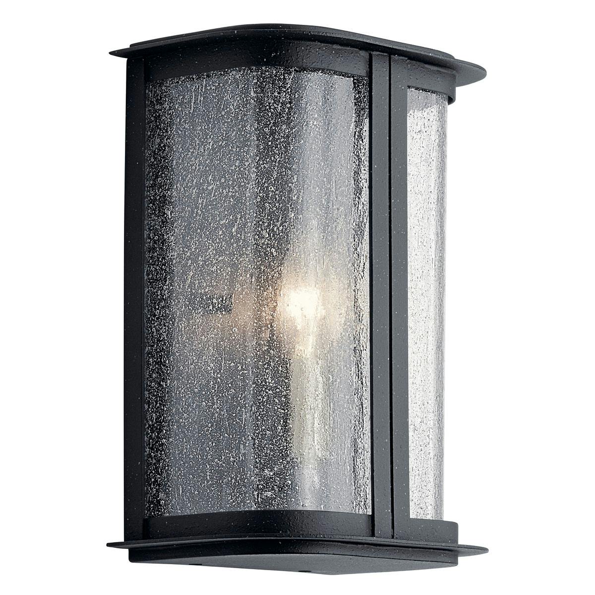 Timmin 10" 1 Light Wall Light Black on a white background