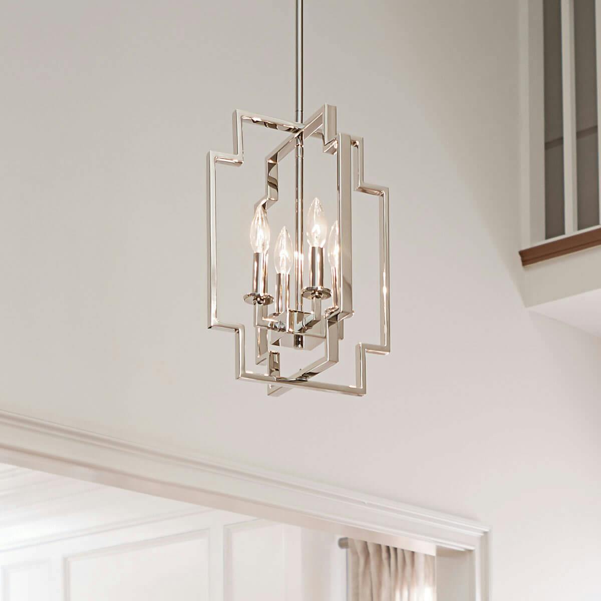 Day time Foyer image featuring Downtown Deco pendant 43964PN