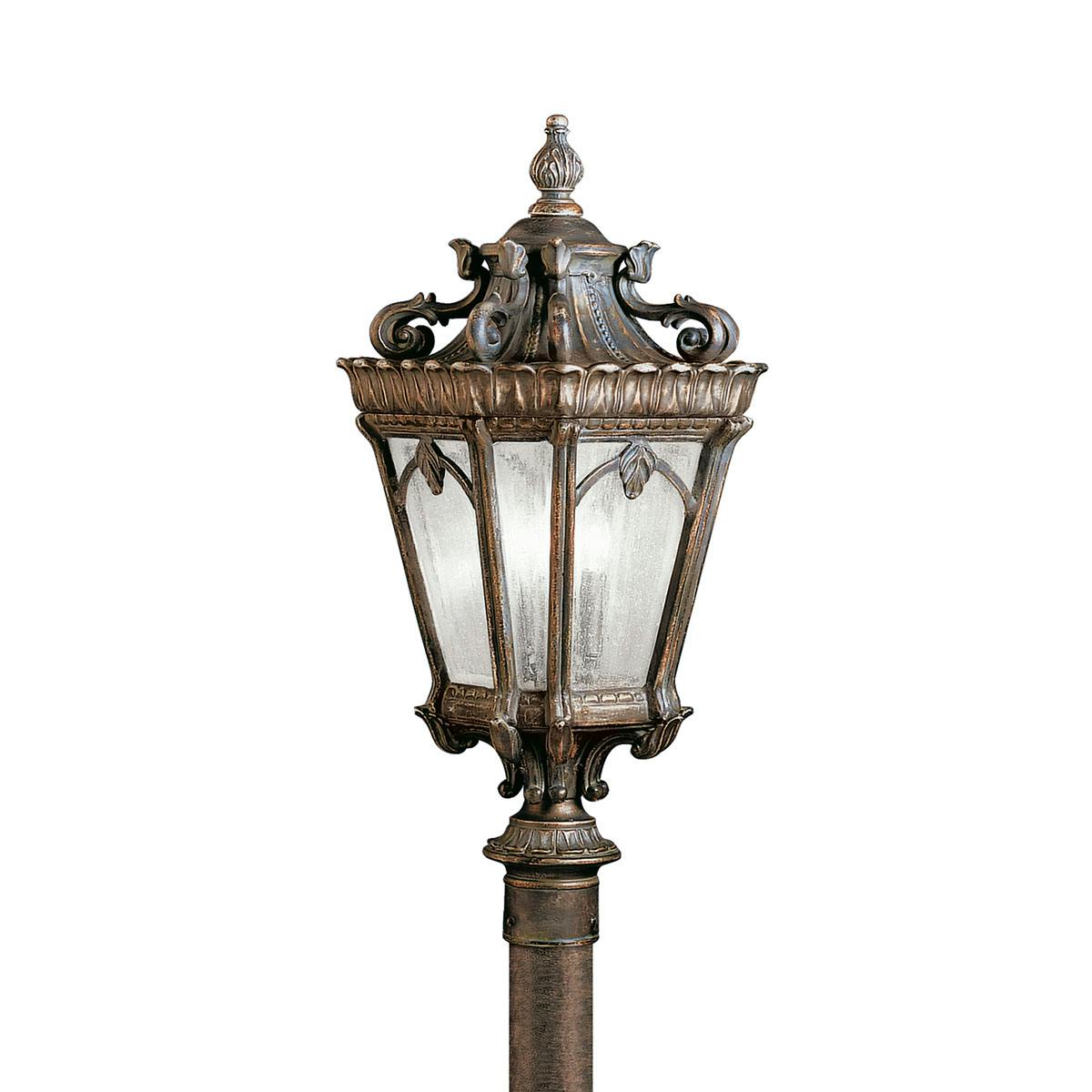 Tournai 27"Outdoor Post Light Londonderry on a white background