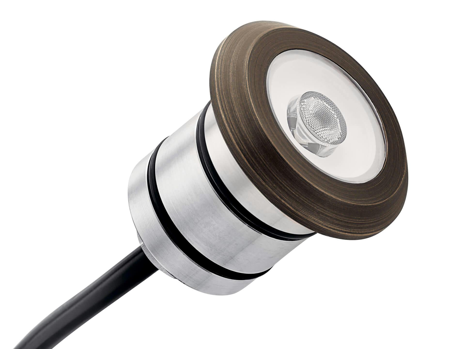Product image of a 12V LED All-Purpose Recessed Light in bronze