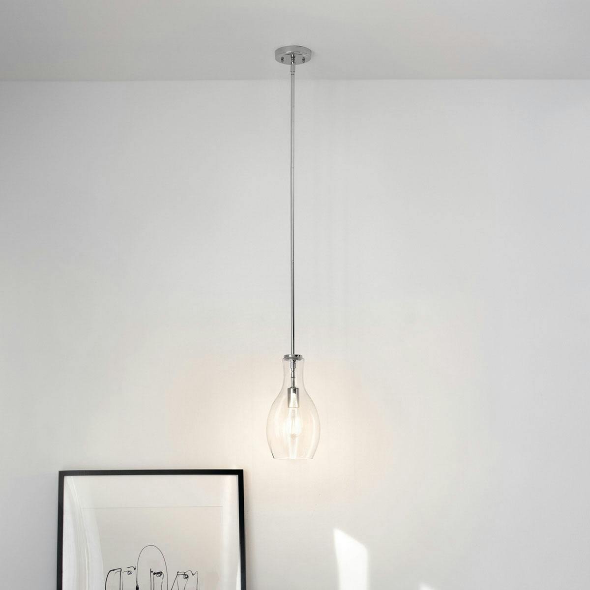 Day time Hallway image featuring Everly pendant 42456CHCLR