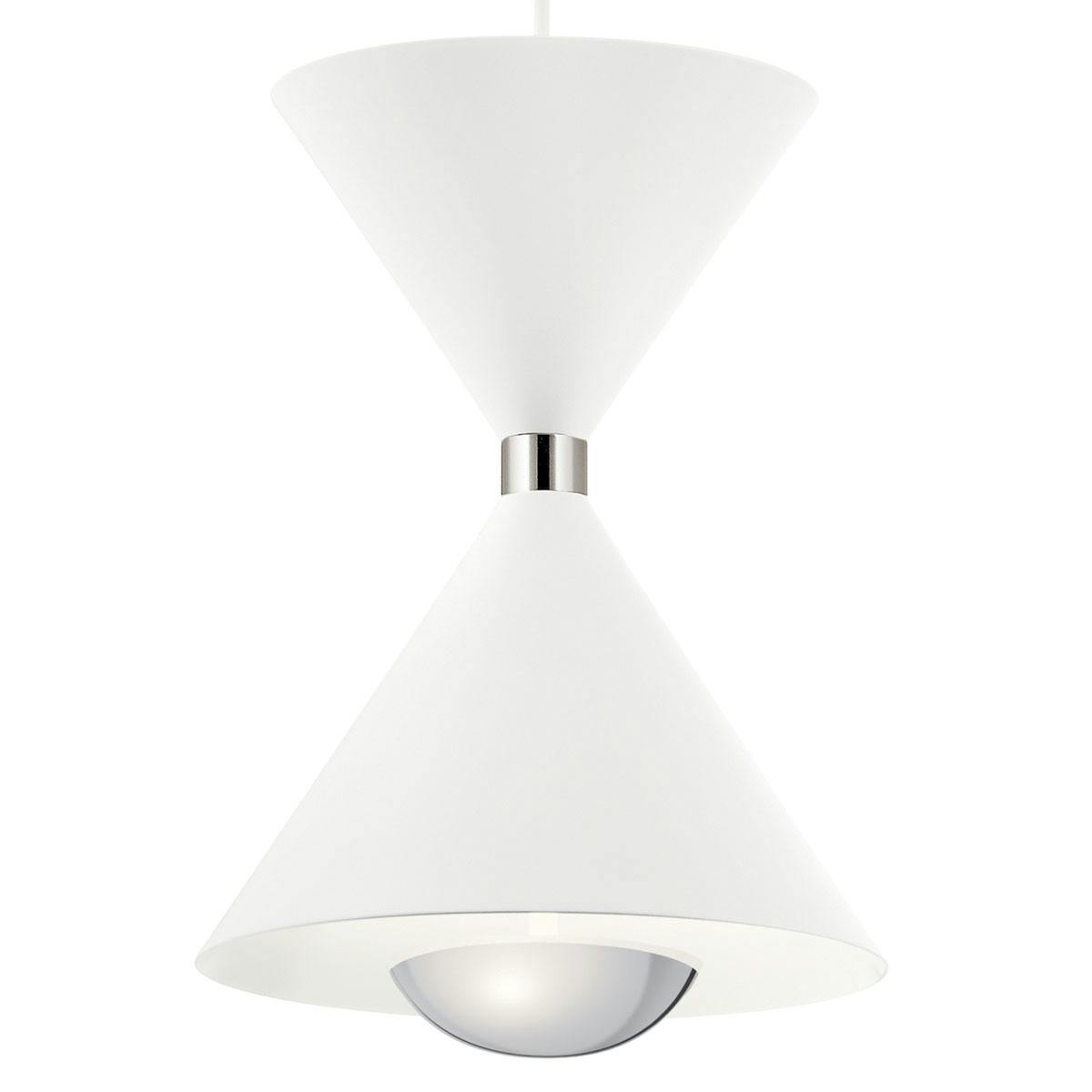 Close up view of the Kordan™ 41.75" LED Pendant Cluster White on a white background