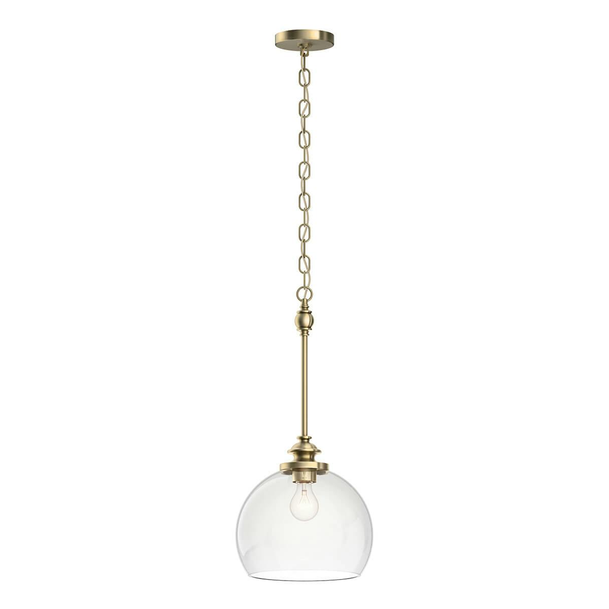 Lecelles 11" 1 Light Pendant Classic Bronze on a white background