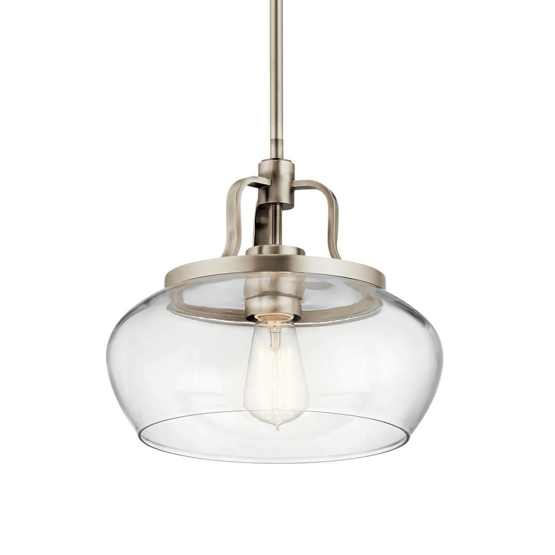 The Davenport Convertible Pendant Pewter on a white background