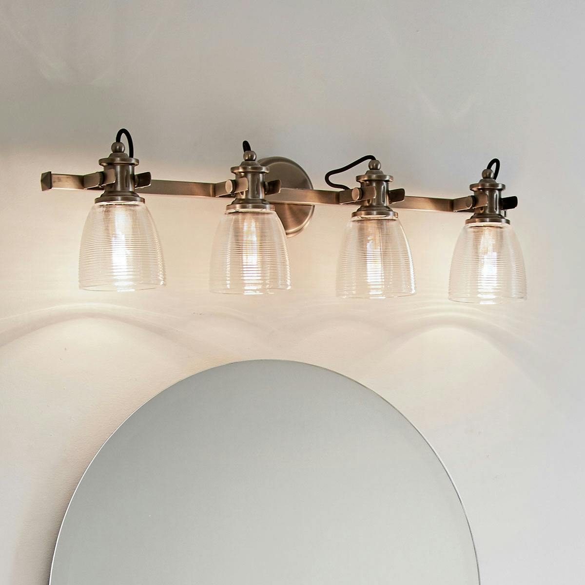 Day time Bathroom featuring Flagship vanity light 45874CLP