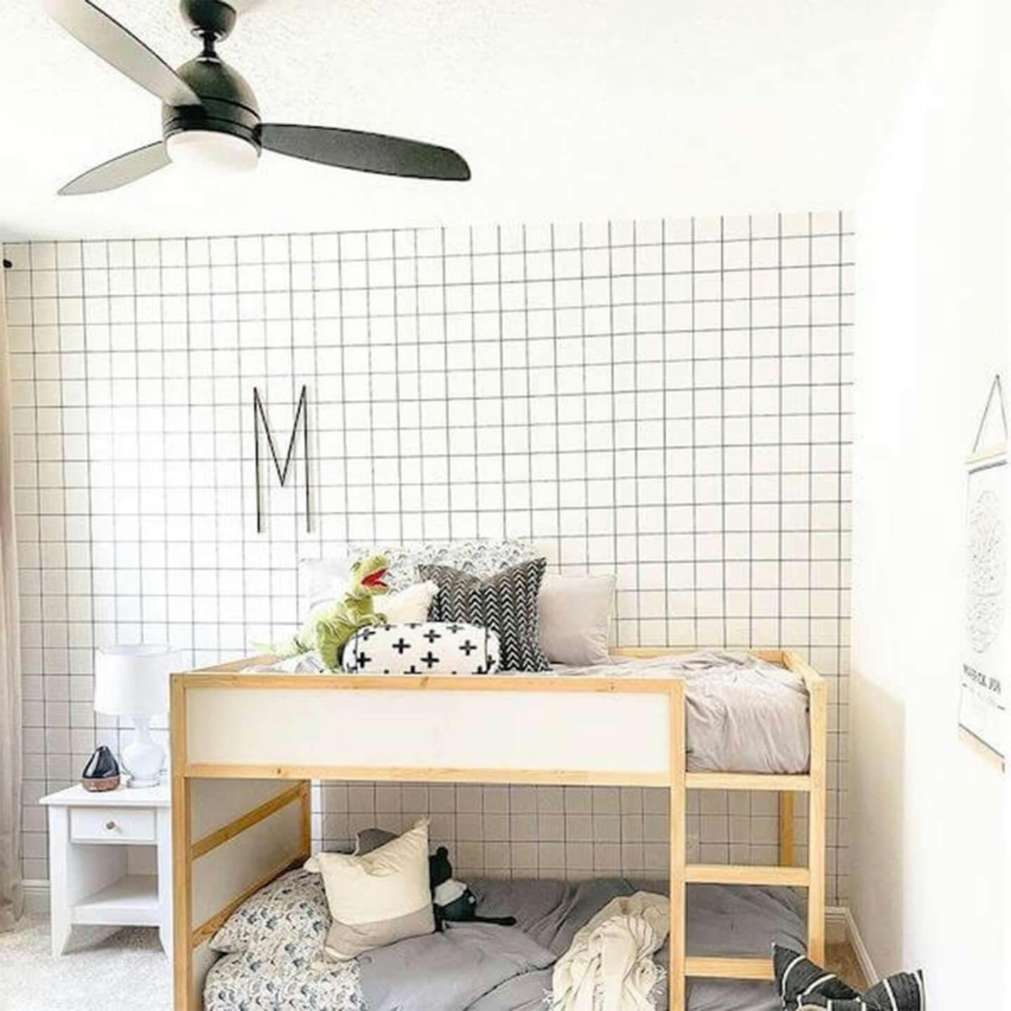 Child's bedroom with Kichler ceiling fan