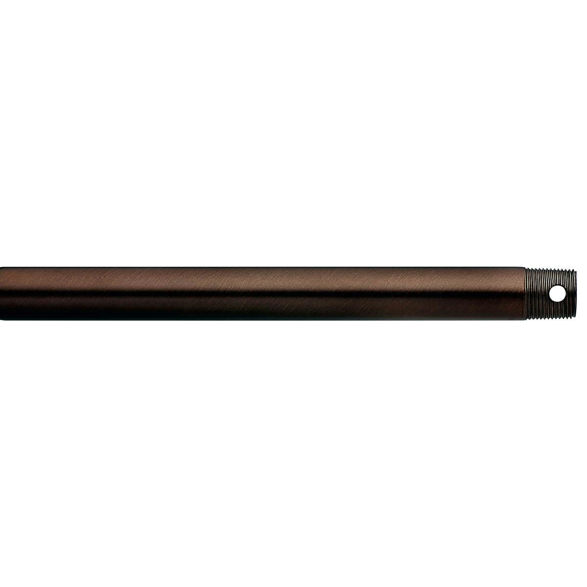 Dual Threaded 72" Downrod Brushed Bronze on a white background