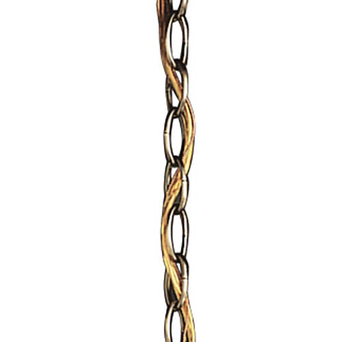 36" Standard Gauge Chain Antique Brass on a white background