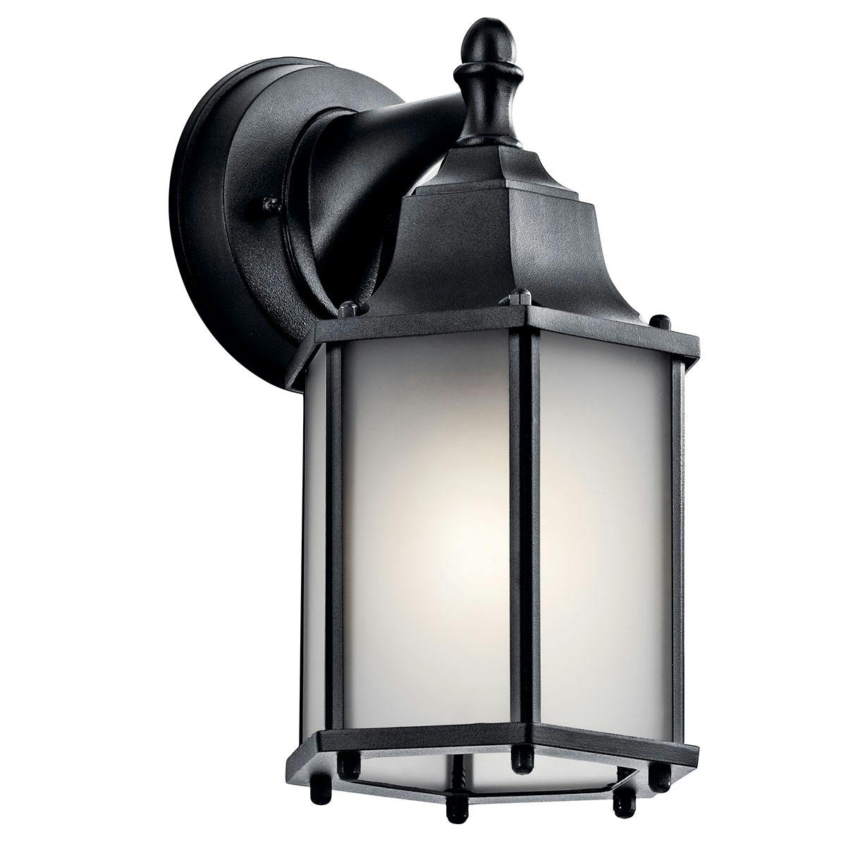 Chesapeake 10.25" Wall Light in Black on a white background