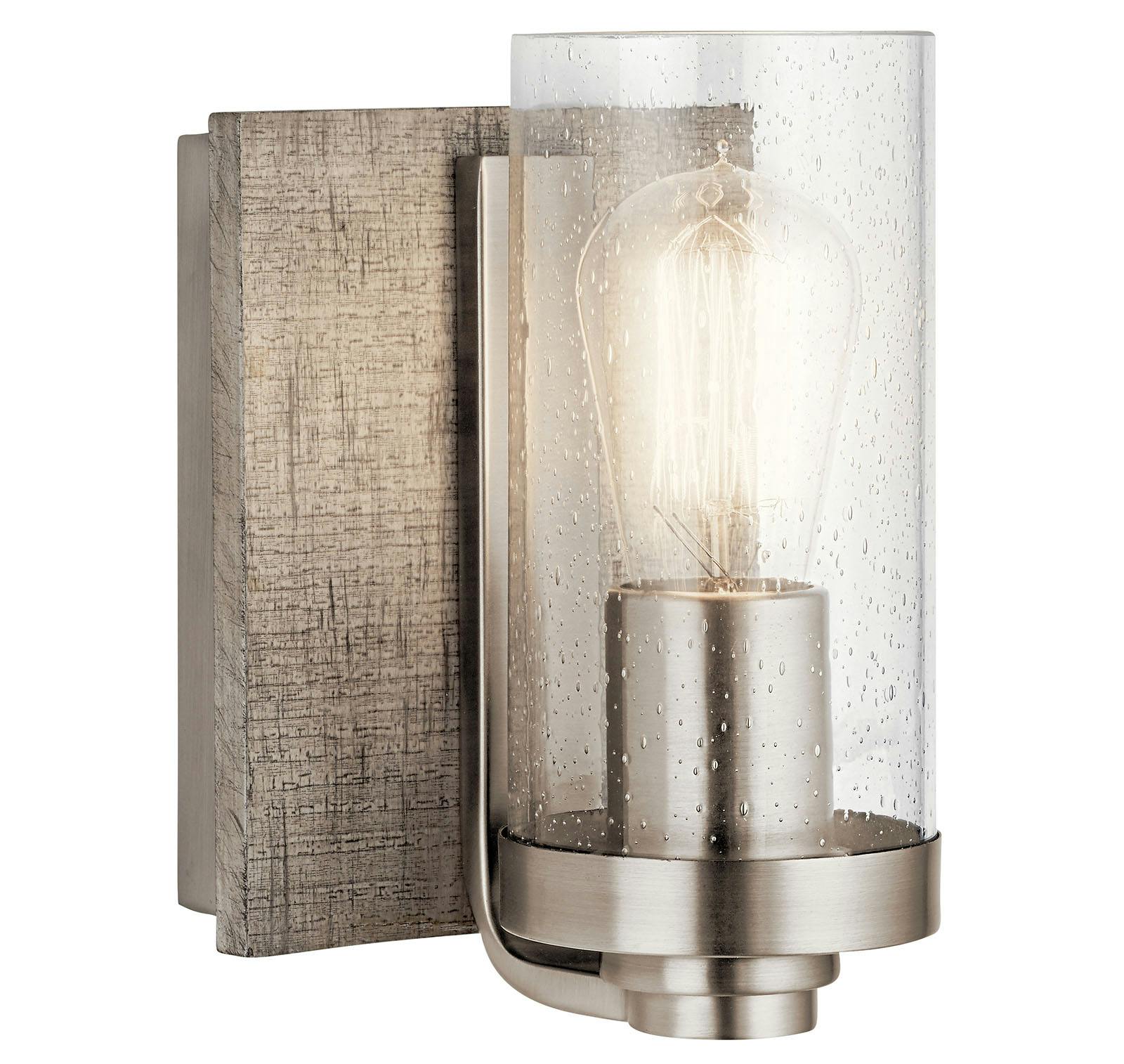 Dalwood 1 Light Sconce Classic Pewter on a white background