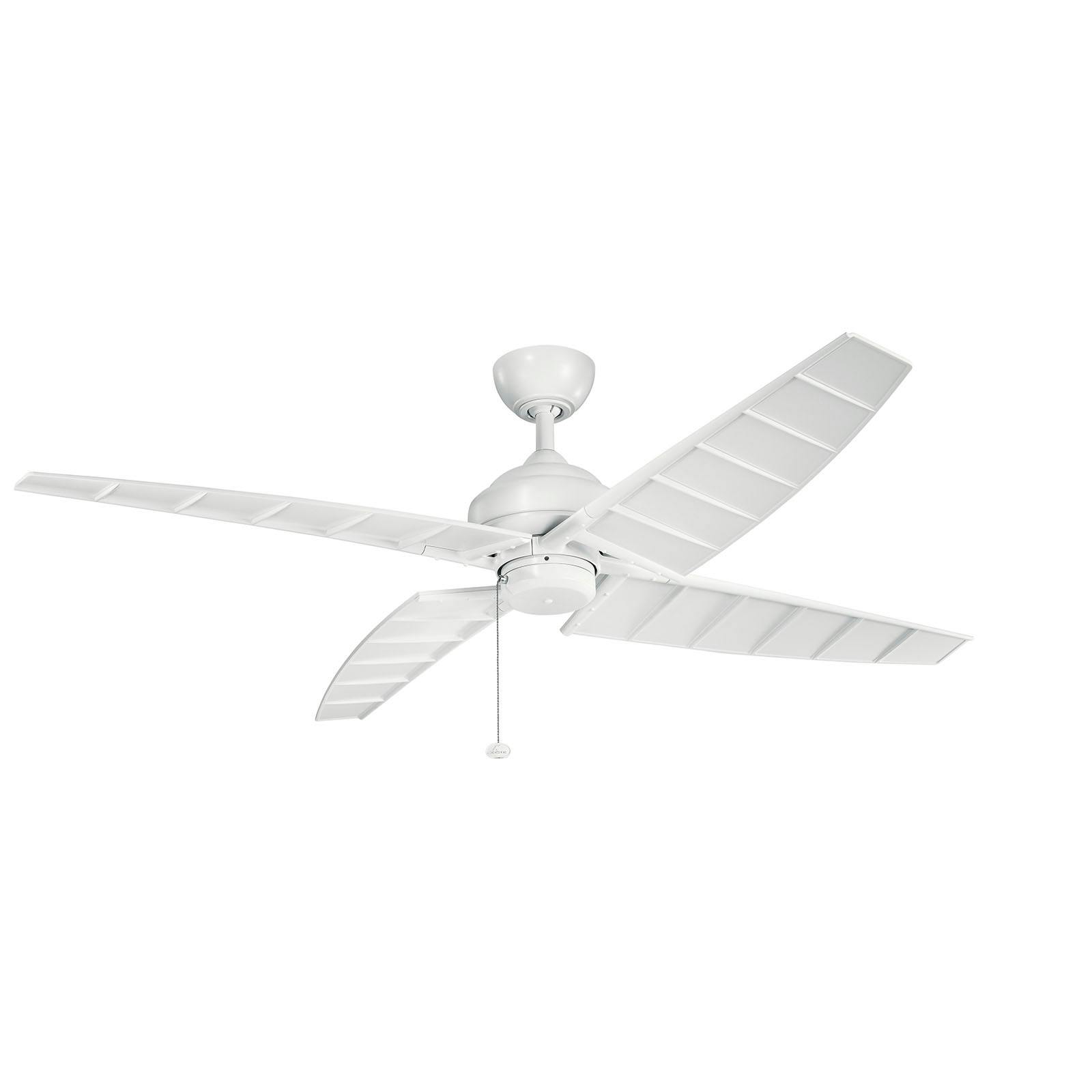 Surrey 60" Ceiling Fan Matte White on a white background