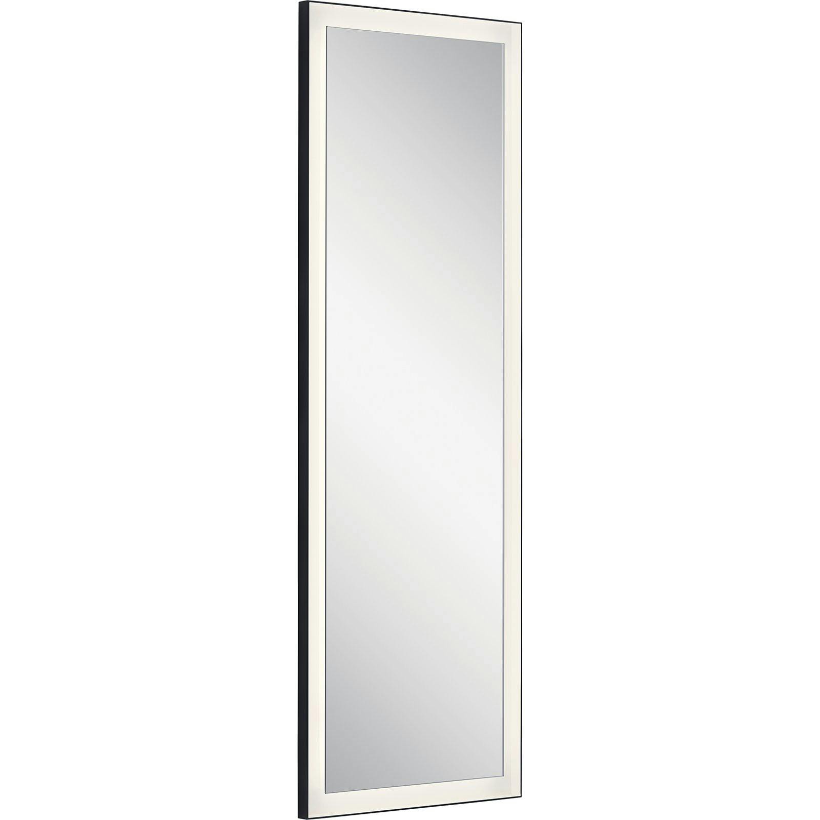 Ryame™ 20" Lighted Mirror Black on a white background