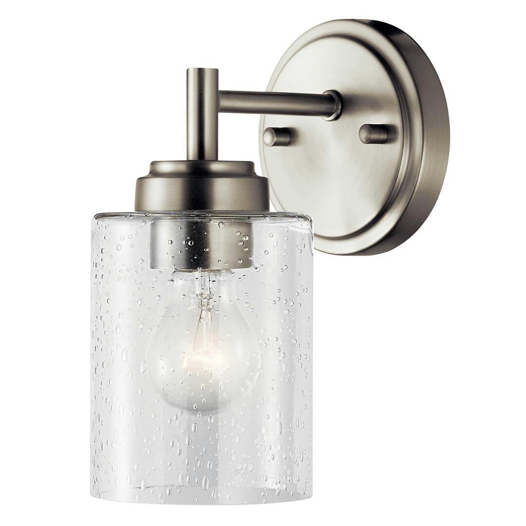 Winslow 1 Light Sconce Brushed Nickel on a white background