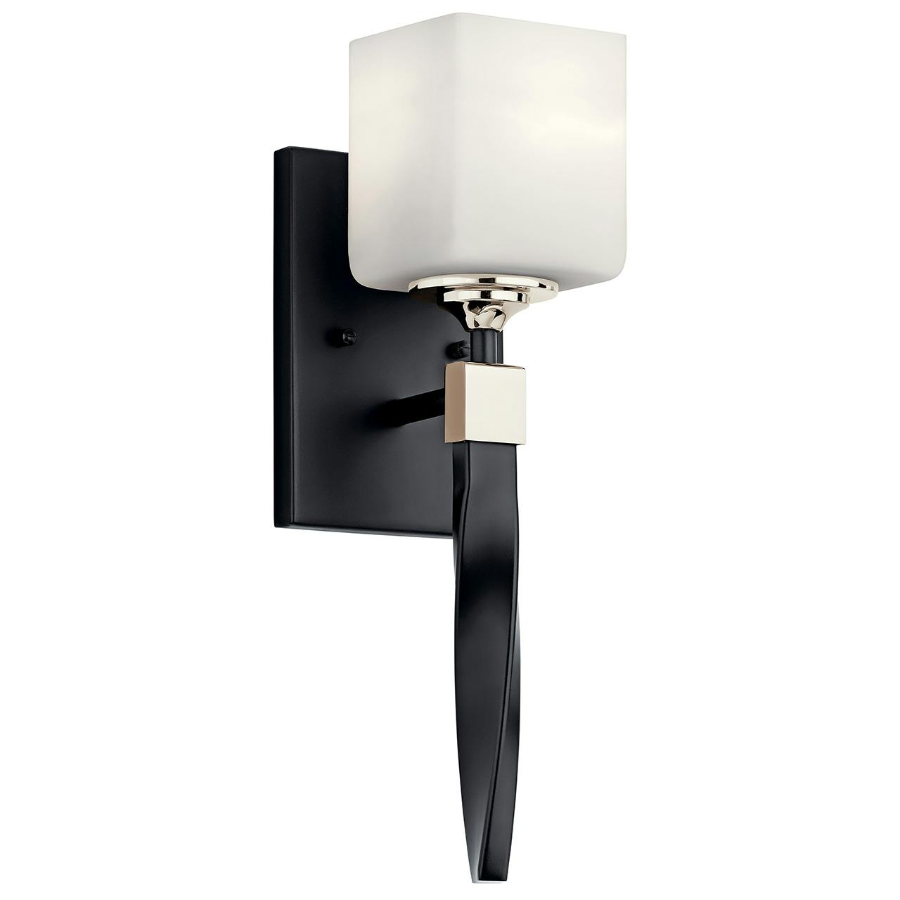 Marette™ 5" 1 Light Wall Sconce Black on a white background