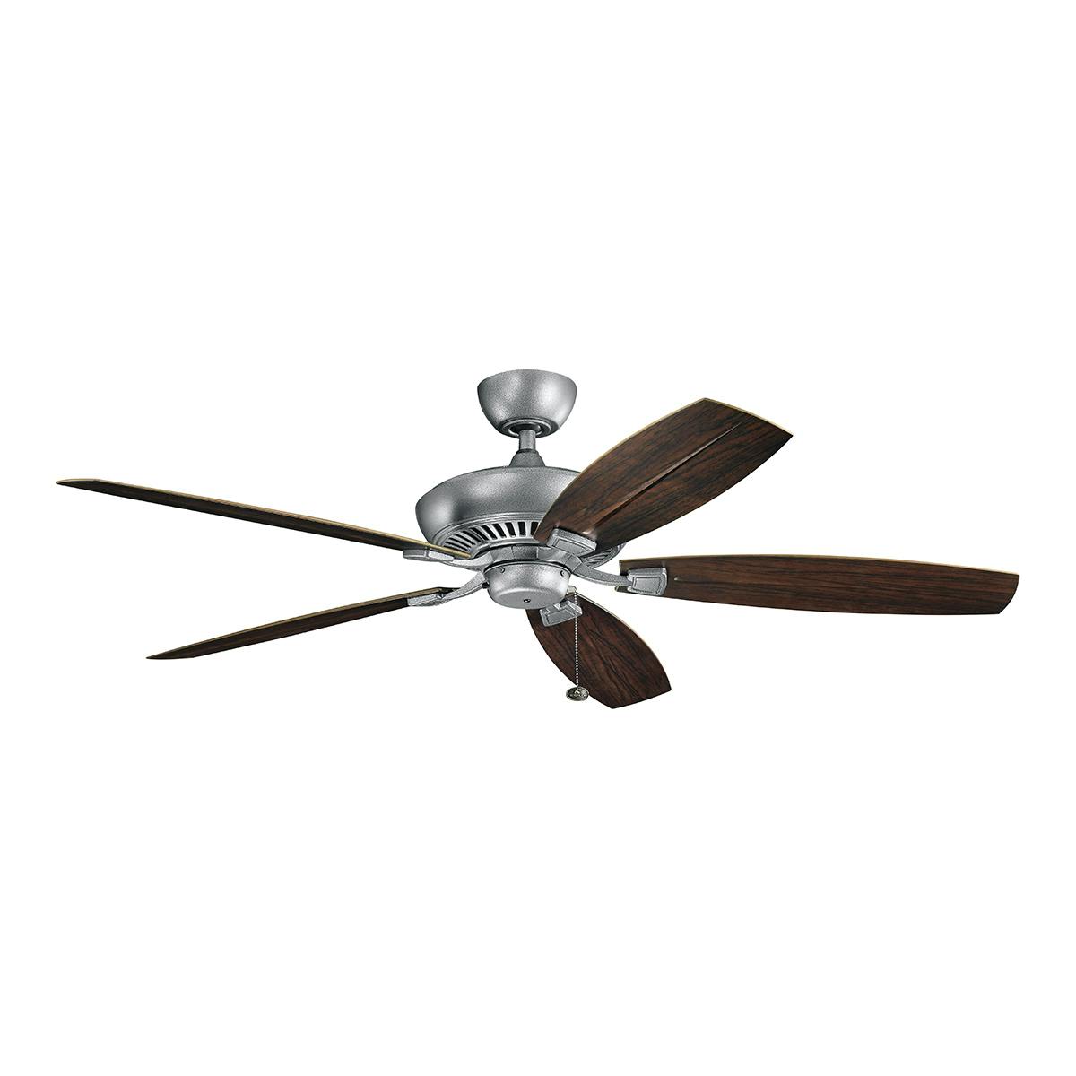 Canfield XL Patio 60" Fan Weathered Steel on a white background