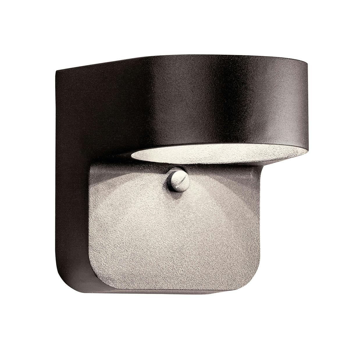 5.5" 1 Light Wall Light Textured Bronze on a white background