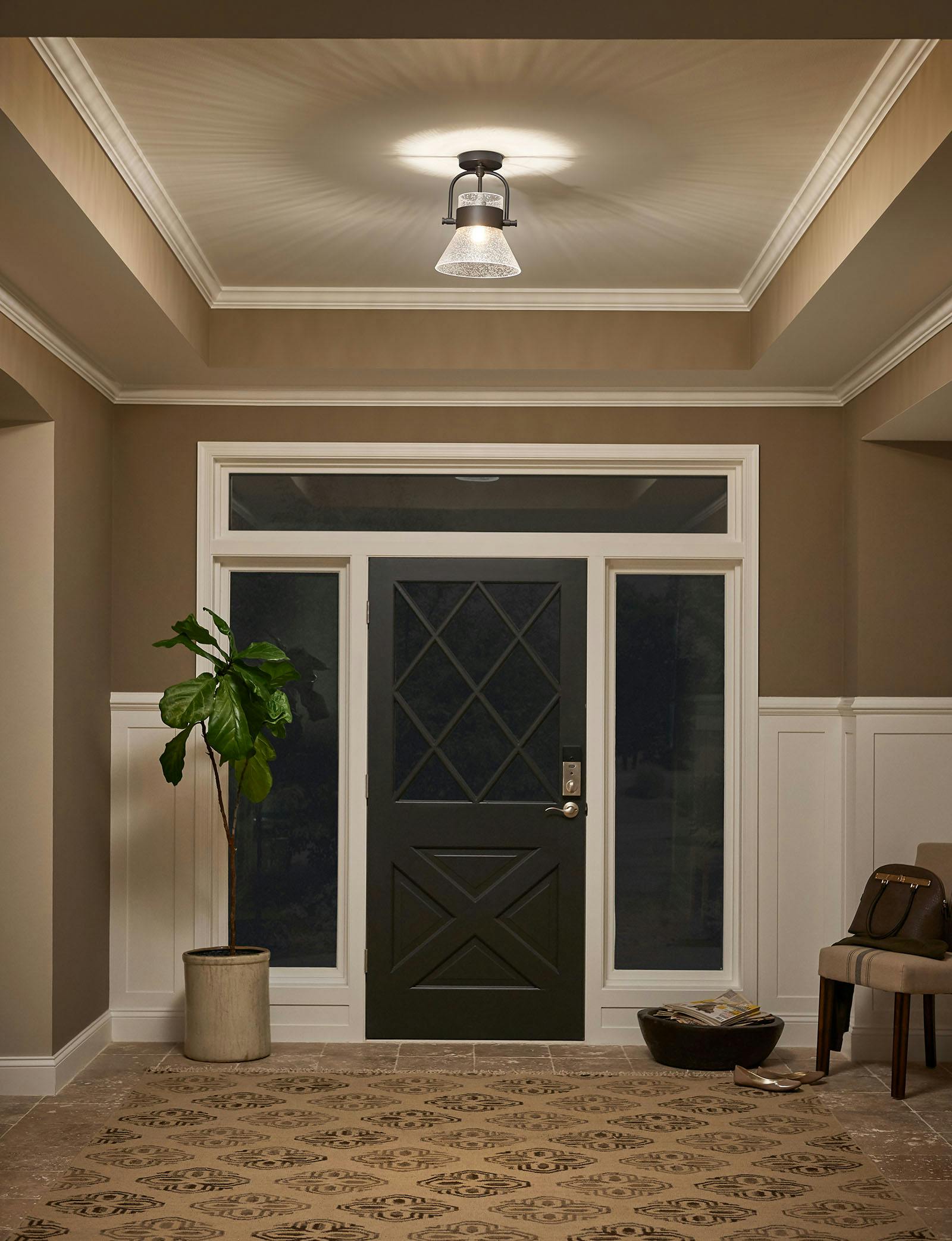 Night time foyer featuring Aldean 38224