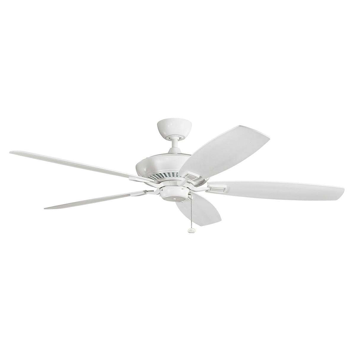 Canfield™ XL 60" Ceiling Fan White on a white background