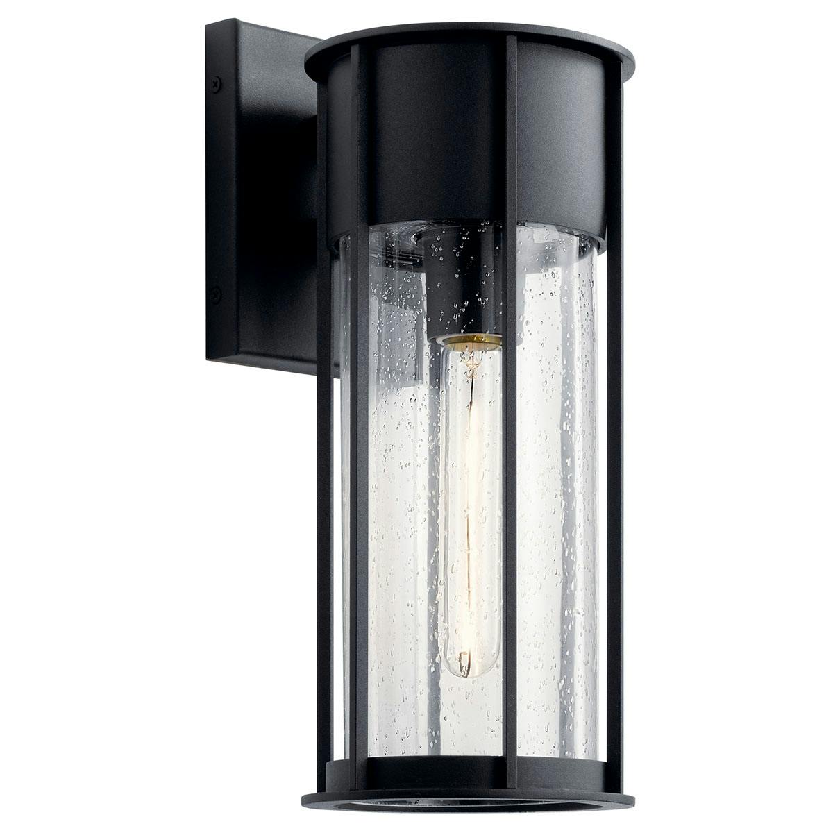 Camillo™ 15" 1 Light  Wall Light Black on a white background