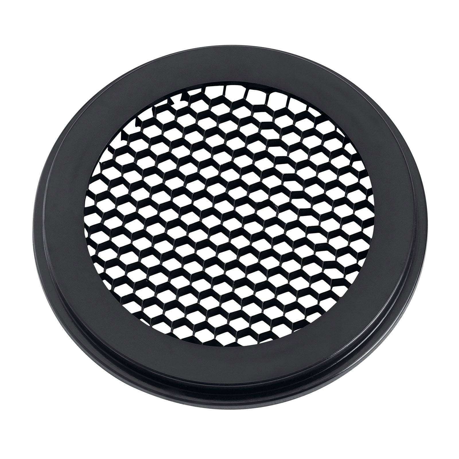 VLO Large Hexcell Louver in Black on a white background