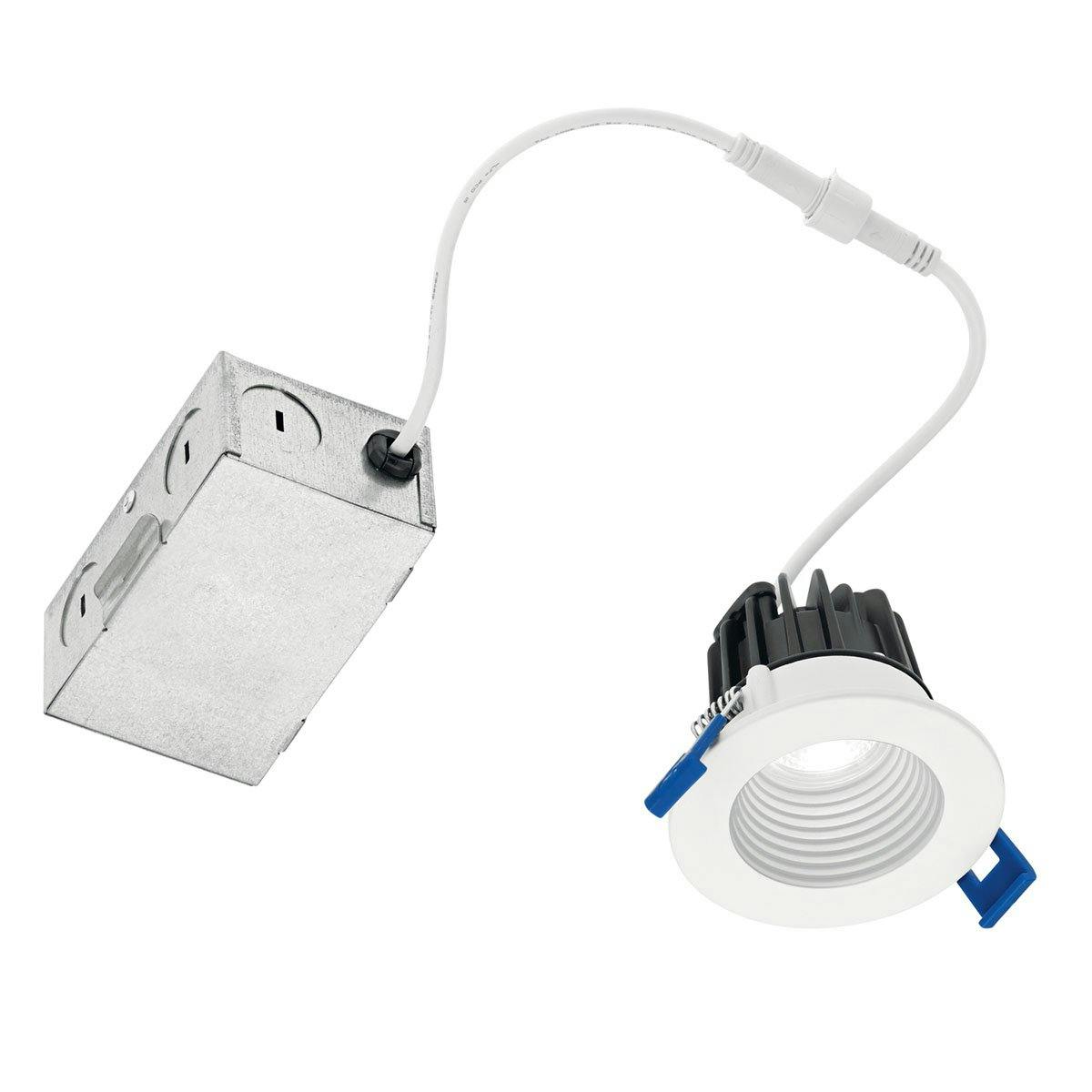 Direct To Ceiling Mini Recessed Direct to Ceiling Light DLMN02R3090WHT