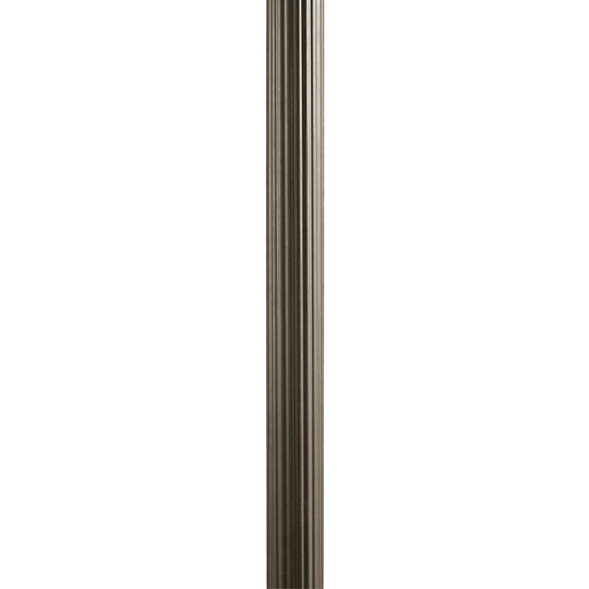 3" x 84" Direct Burial Fluted Post Bronze on a white background