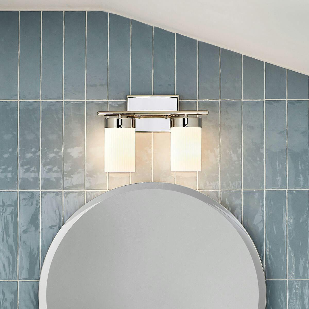 Day time Bathroom image featuring Cosabella vanity light 55111PN