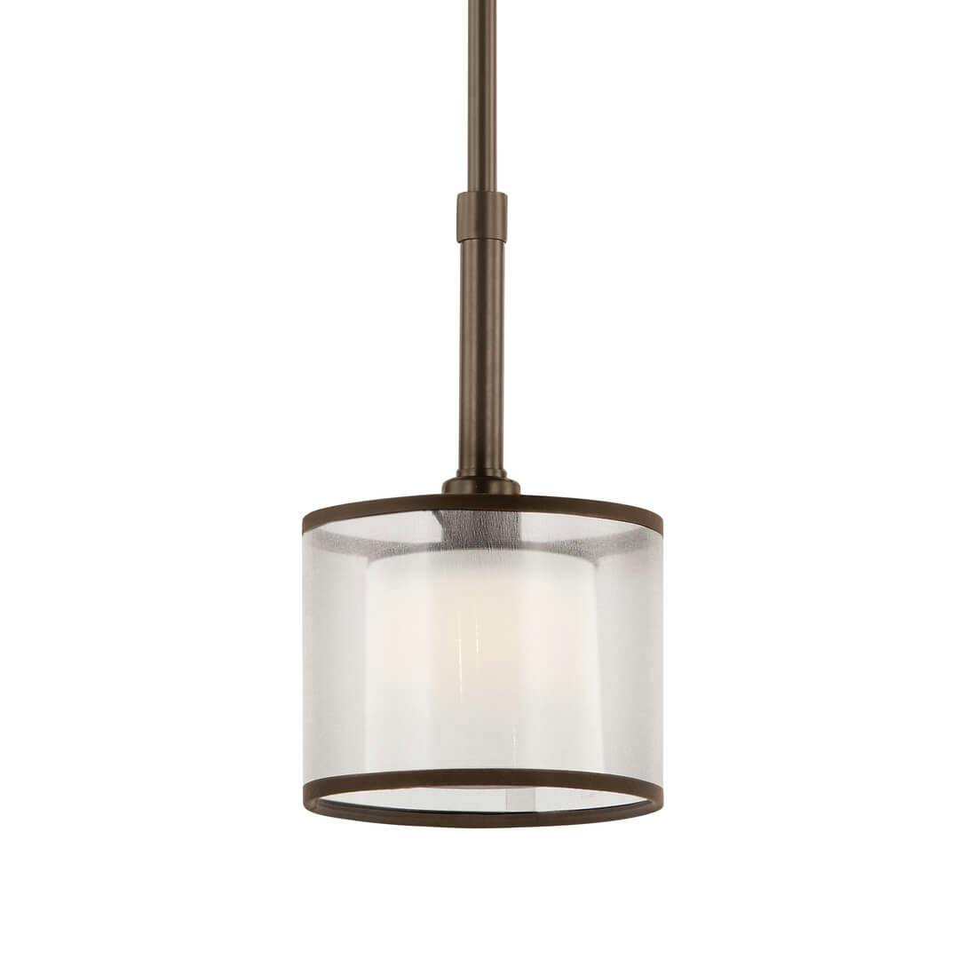 The Lacey 10.25" 1 Light Mini Pendant Bronze on a white background