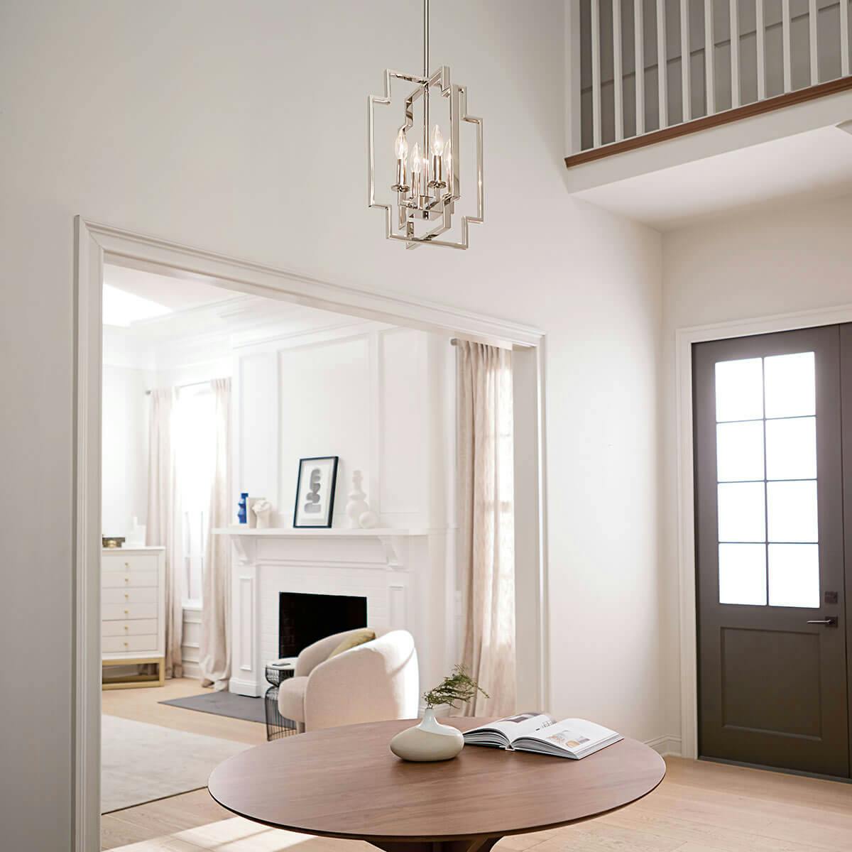 Day time Foyer image featuring Downtown Deco pendant 43964PN