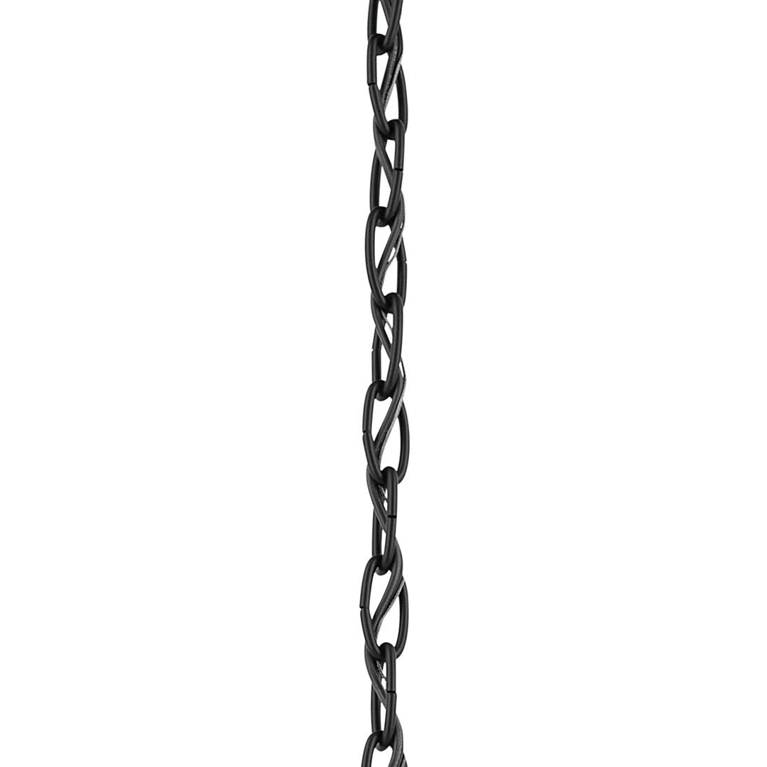 36" standard gauge chain for hanging select lighting fixtures from higher ceilings in black