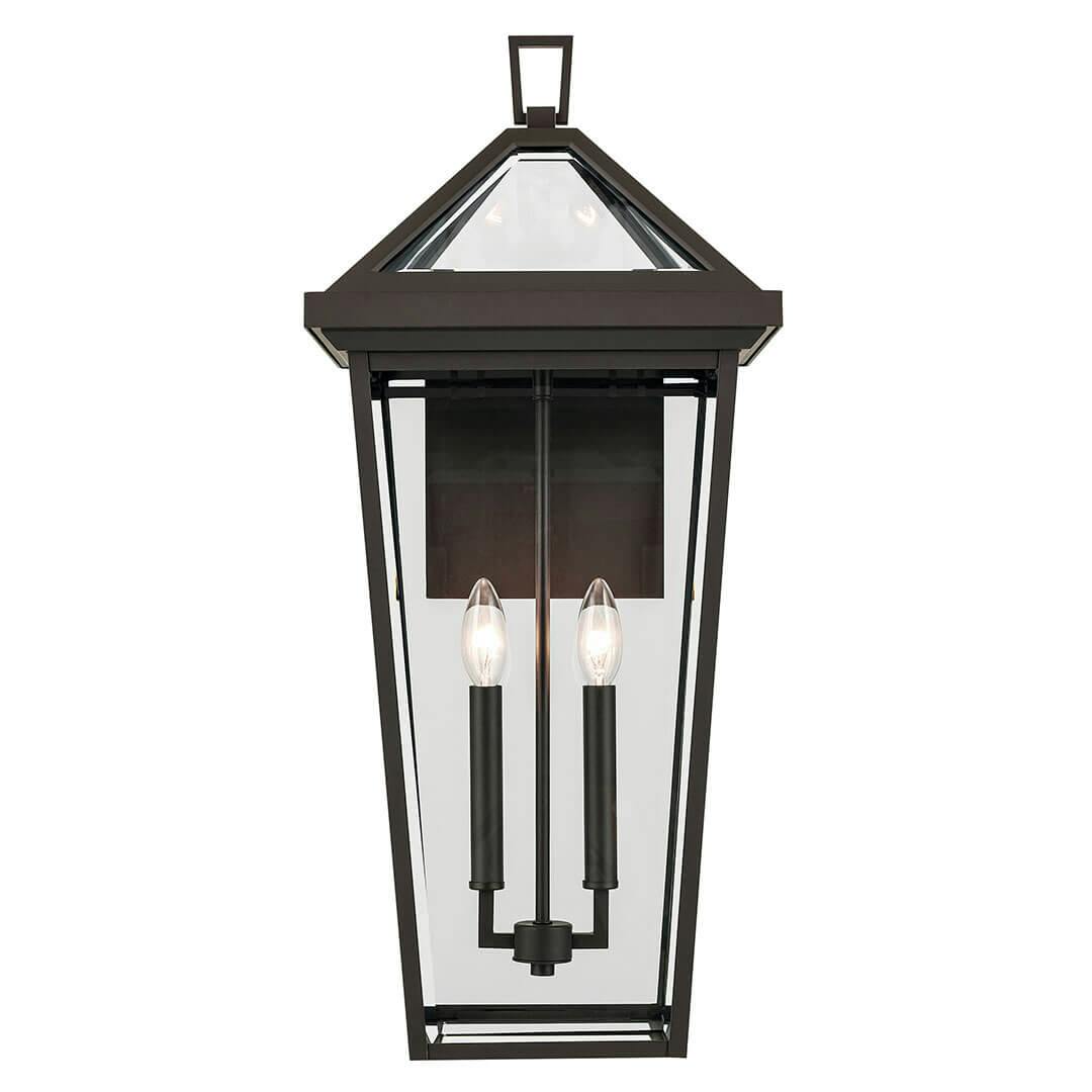 Front view of the Regence 26" 2 Light Outdoor Wall Light in Olde Bronze on a white background