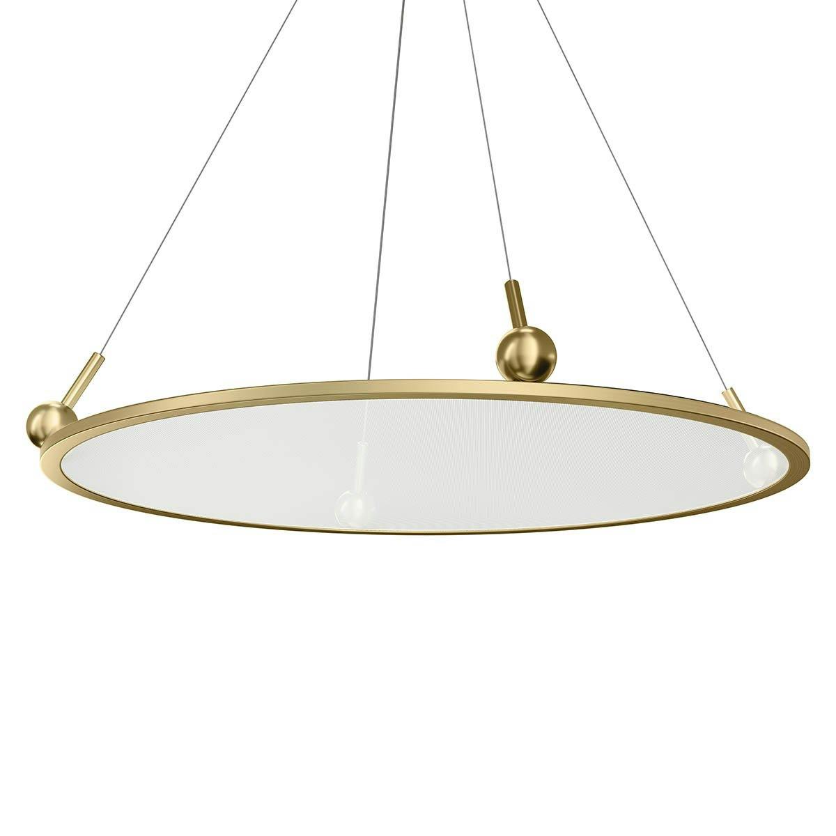 Jovian 29.75" LED Pendant Champagne Gold on a white background