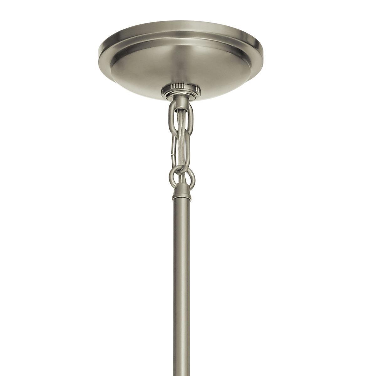 Canopy for the Tollis 12.5" 1 Light Mini Pendant Nickel on a white background