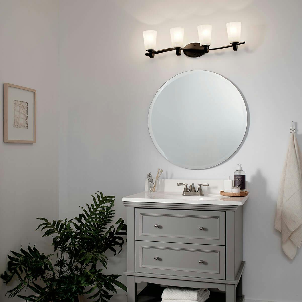 Day time Bathroom featuring Oxby vanity light 37520OZ