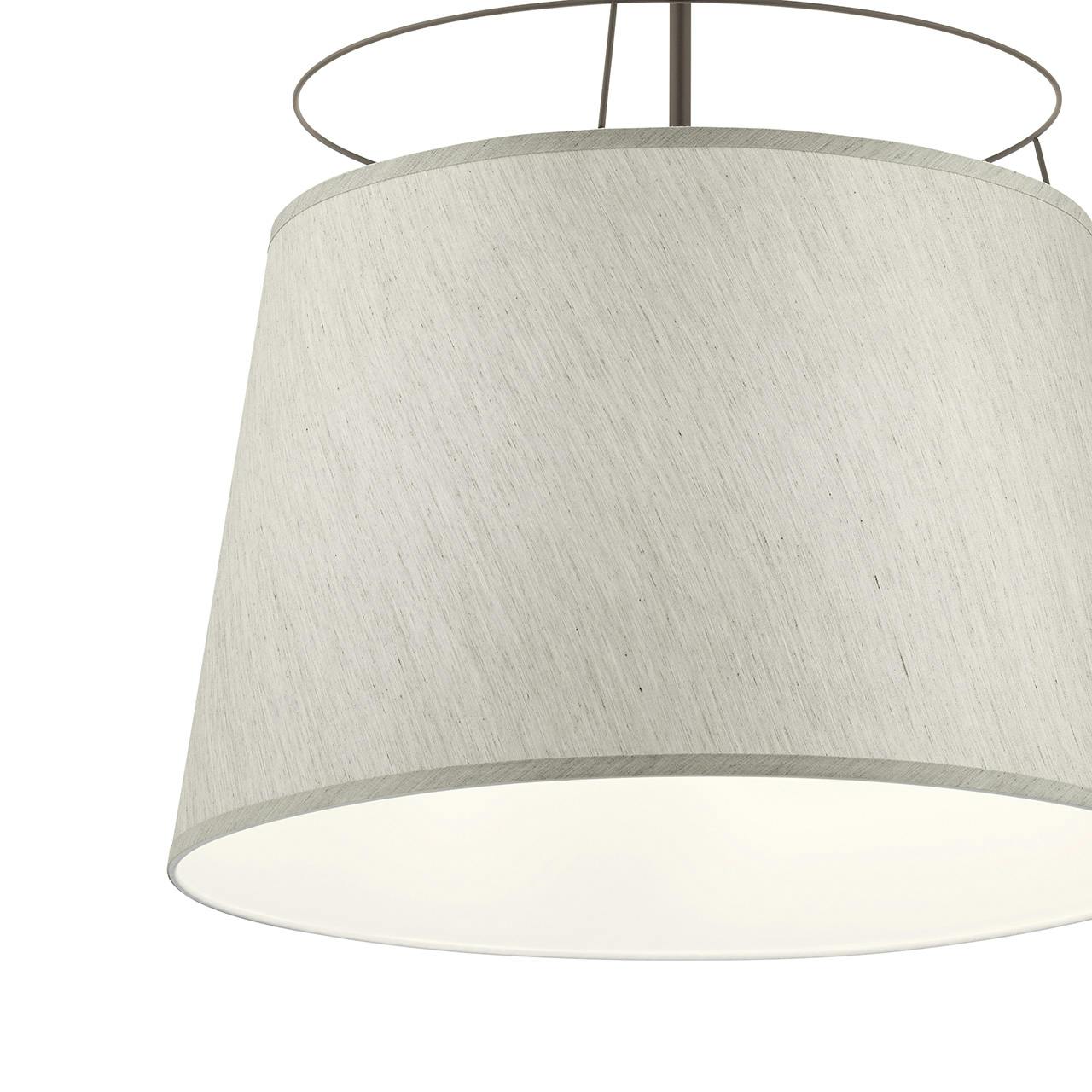 Close up view of the Marika™ 20" 3 Light Pendant Olde Bronze on a white background