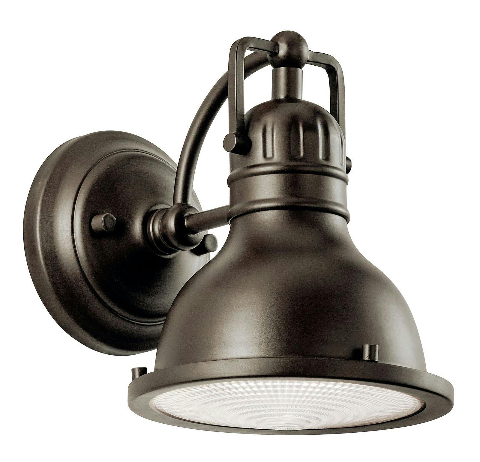 Hatteras Bay 8" Wall Light Olde Bronze on a white background