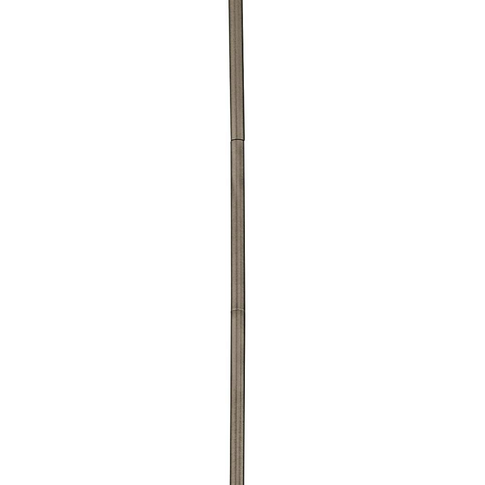 12" Stem in a Classic Pewter finish on a white background