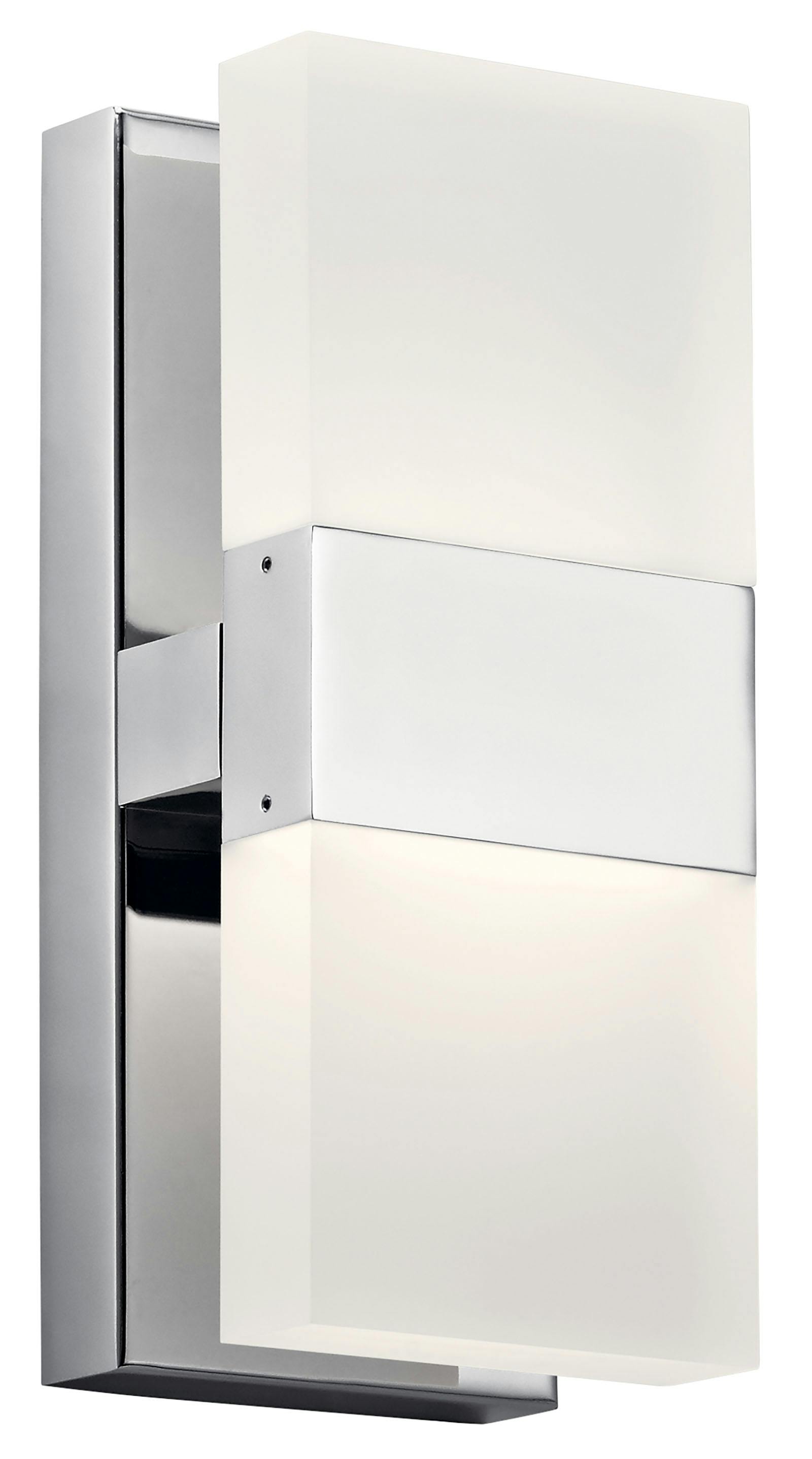 Haiden™ 24.5" LED Vanity Light Chrome hung vertically on a white background