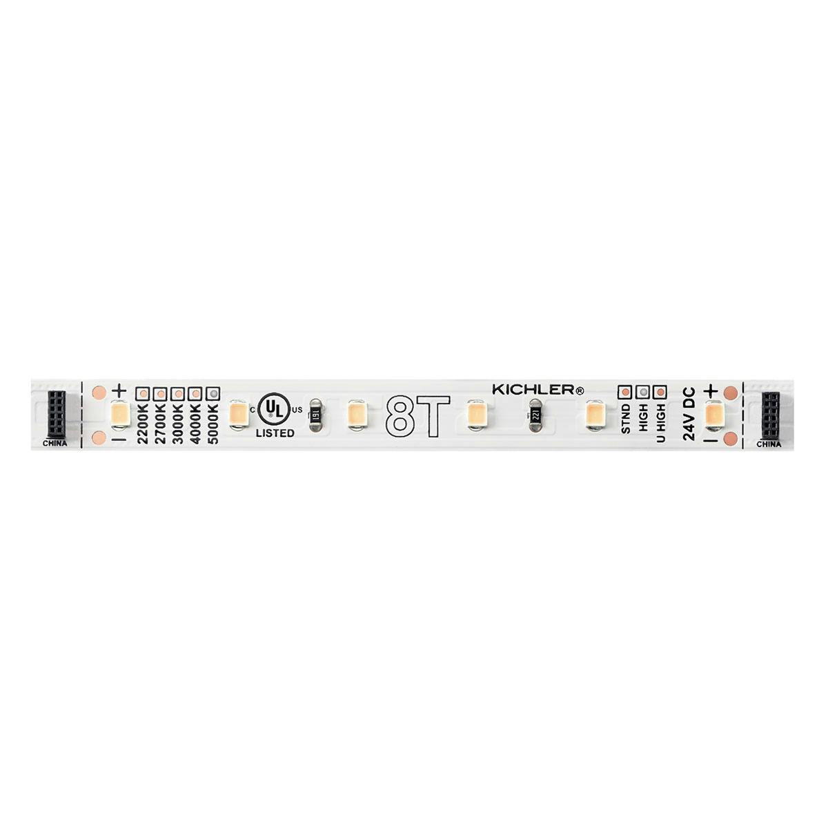 8T 4" 2700K 24V Standard LED Tape Light on a white background