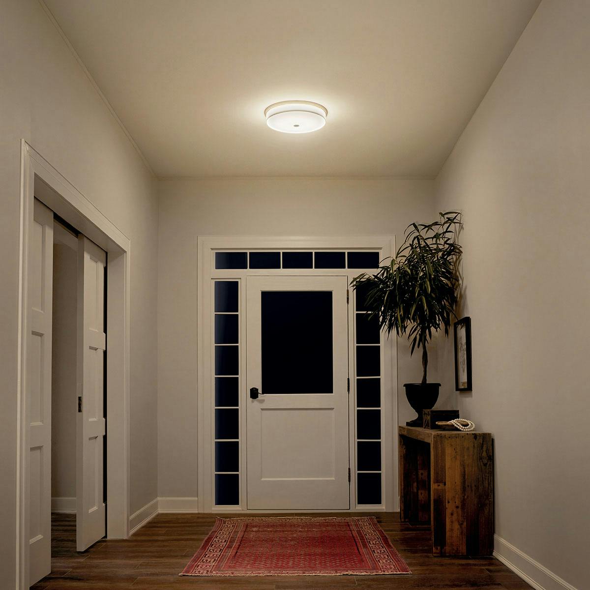 Night time hallway featuring 10886NILED
