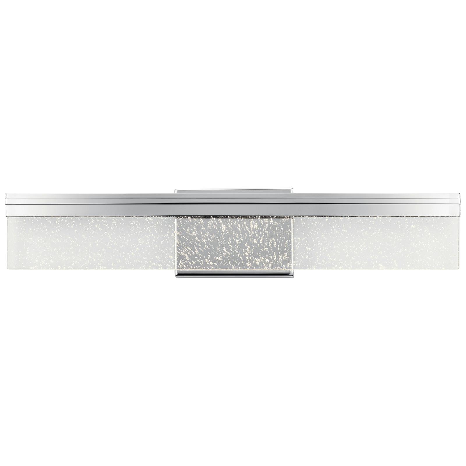 Front view of the Laris™ 24" Vanity Light in Chrome on a white background