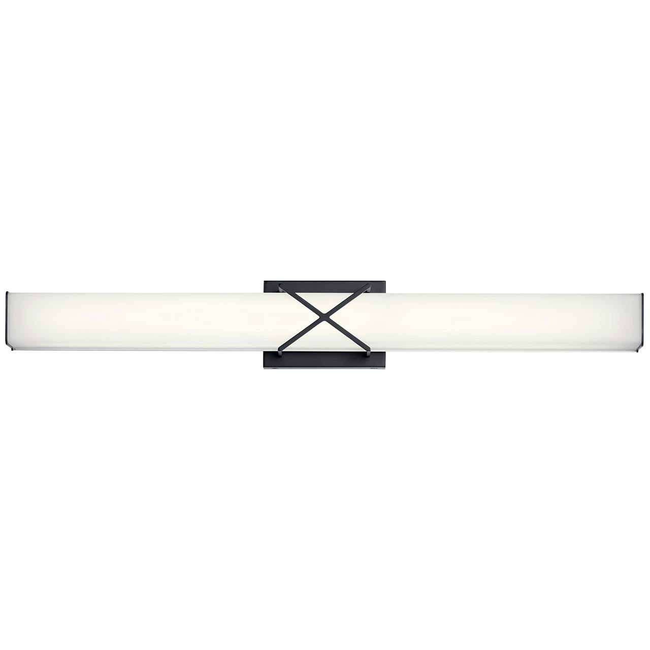 Product image of the 45658MBKLED shown hung horizontally