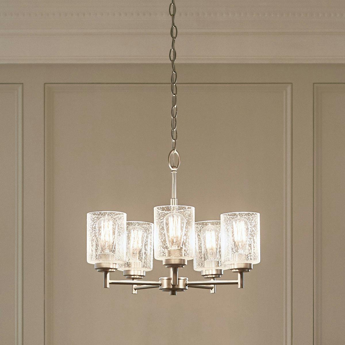 Day time dining room image featuring Winslow chandelier 44030NI