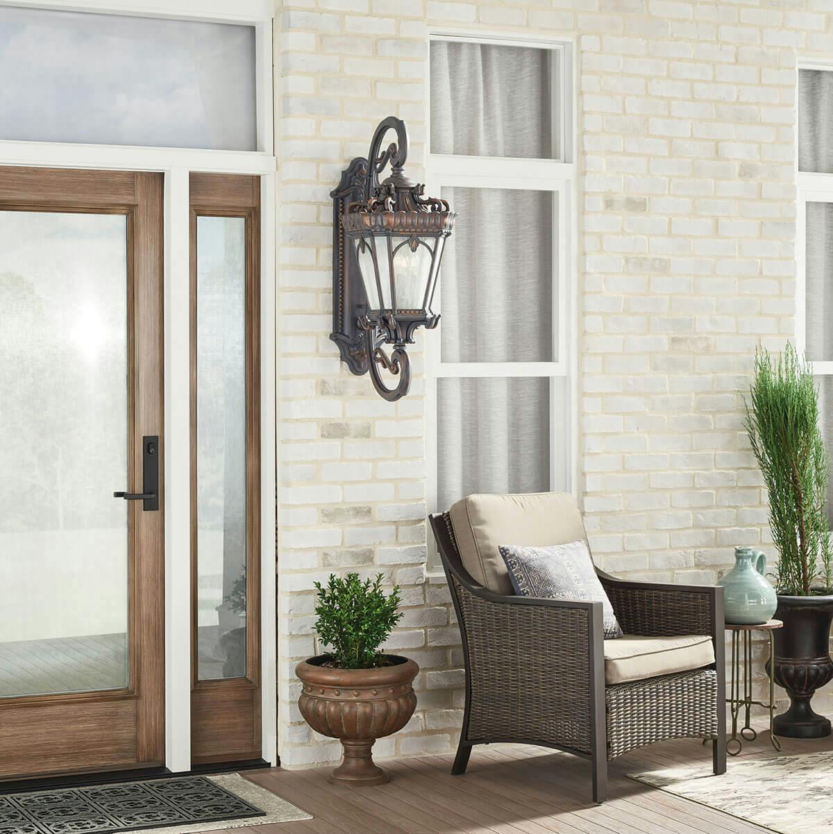 Day time Exterior image featuring Tournai outdoor wall light 9359LD