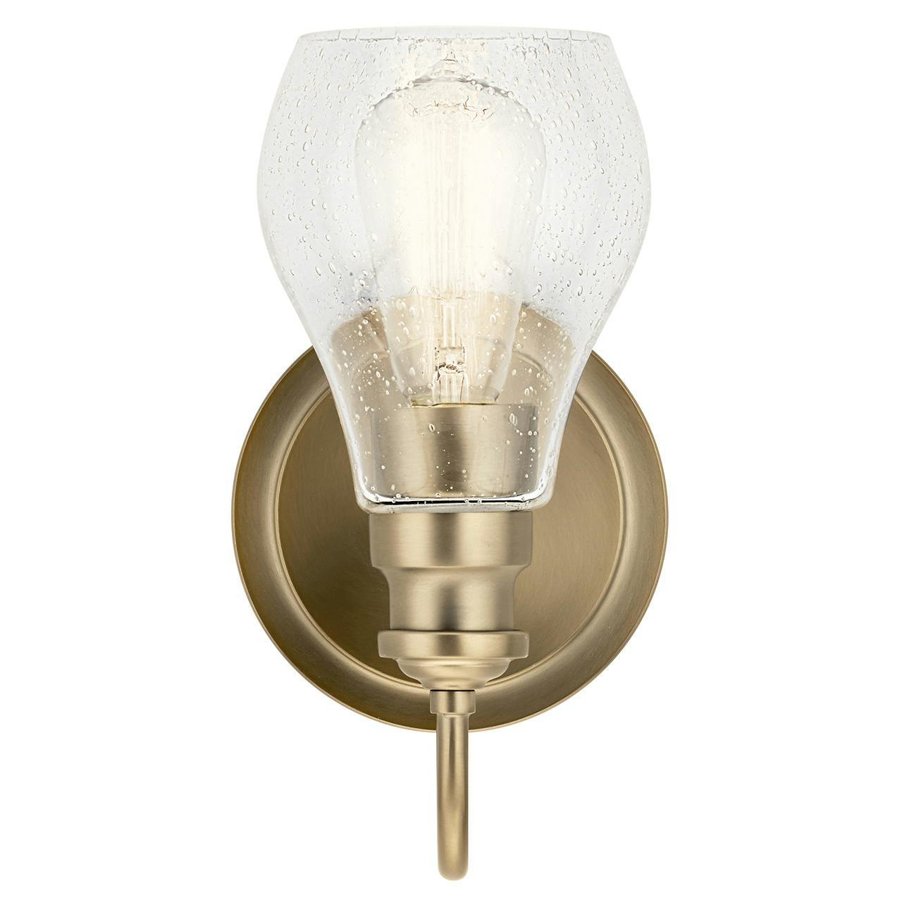 The Greenbrier 1 Light Sconce Classic Bronze facing up on a white background