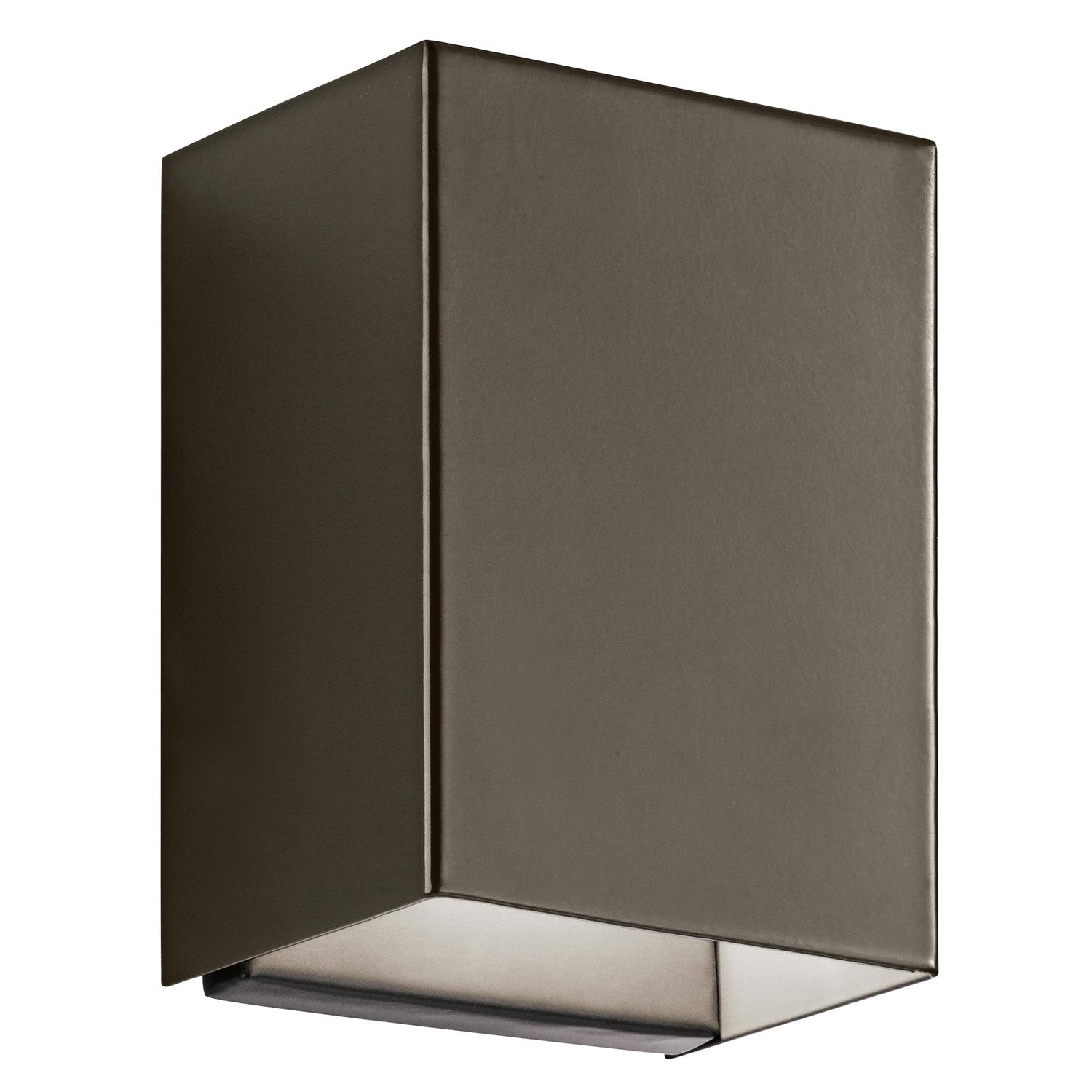 Walden 7.25" LED Wall Light in Bronze on a white background