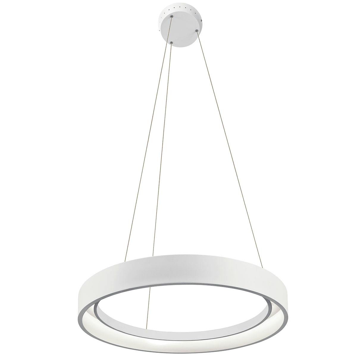 Fornello LED Pendant White & Glossy White on a white background