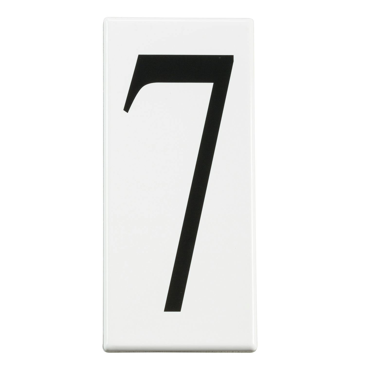 Address Light Number 7 Panel White on a white background