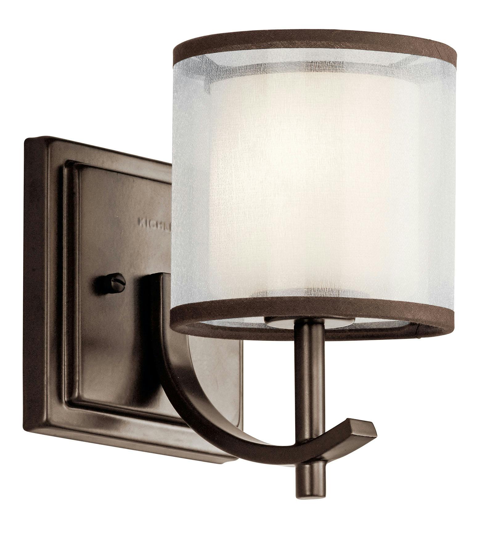 Tallie 1 Light Wall Sconce Mission Bronze on a white background