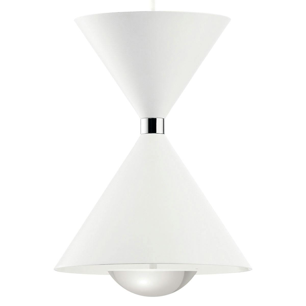Close up view of the Kordan 17" LED Pendant Cluster White on a white background